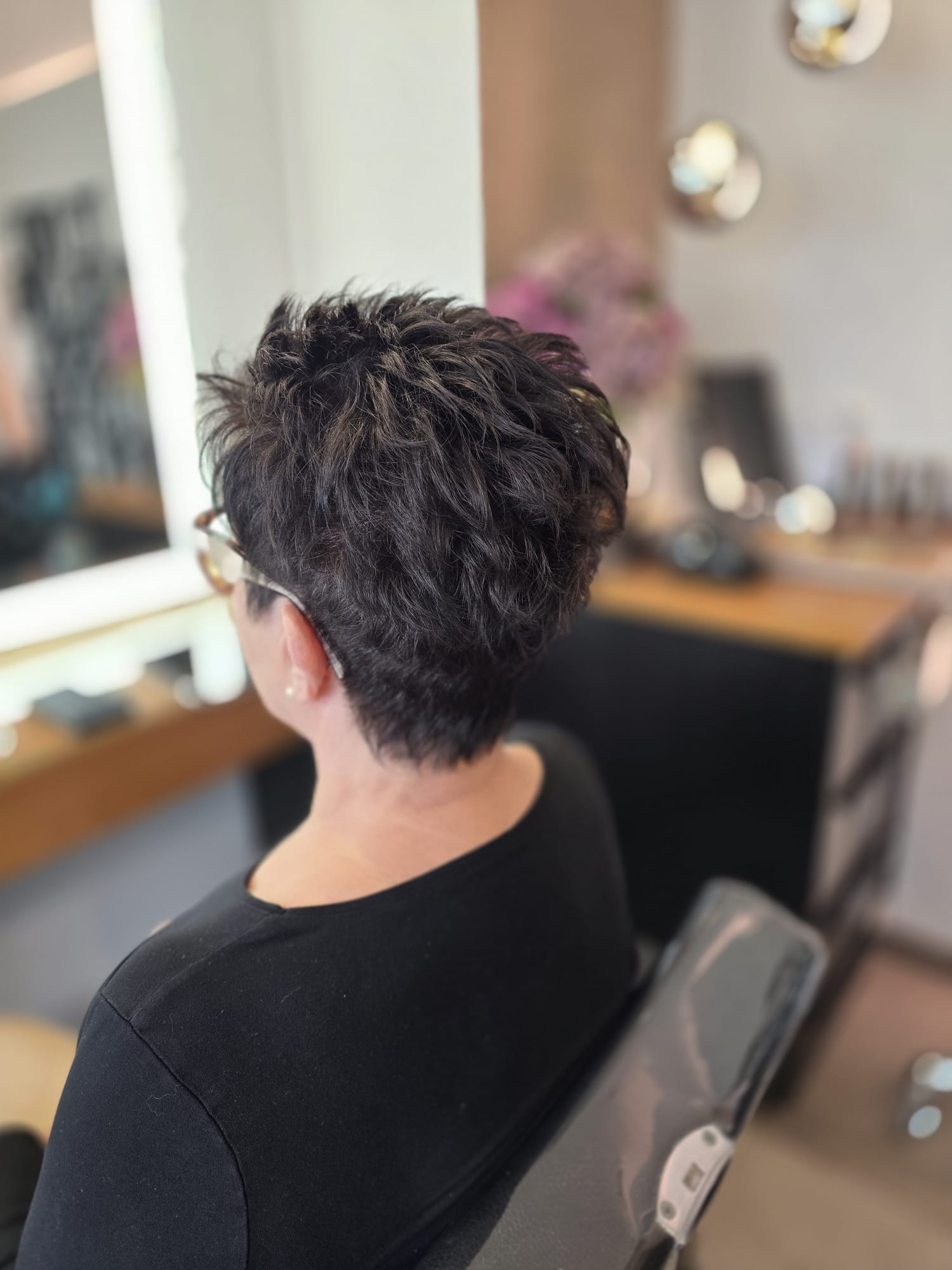 Ansatz Farbe kurzes Haar